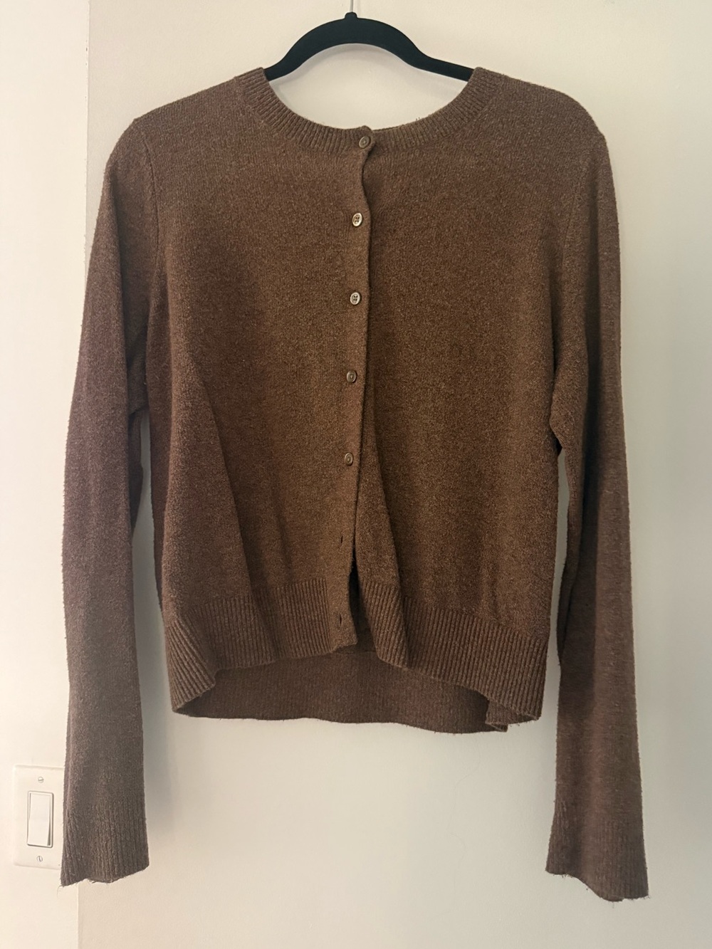 Old Navy Women’s Brown Button-Back Knit Sweater